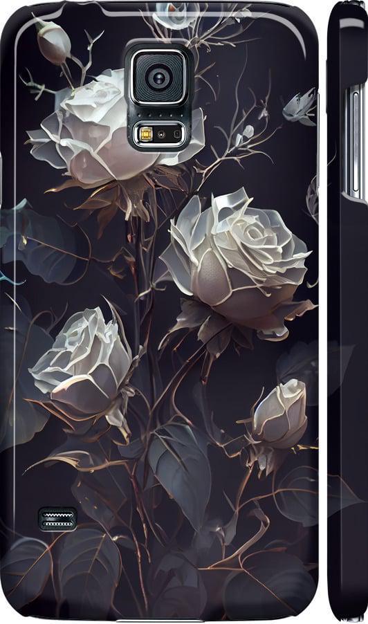 Чохол на Samsung Galaxy S5 g900h Троянди 2 (5550m-24-42517)