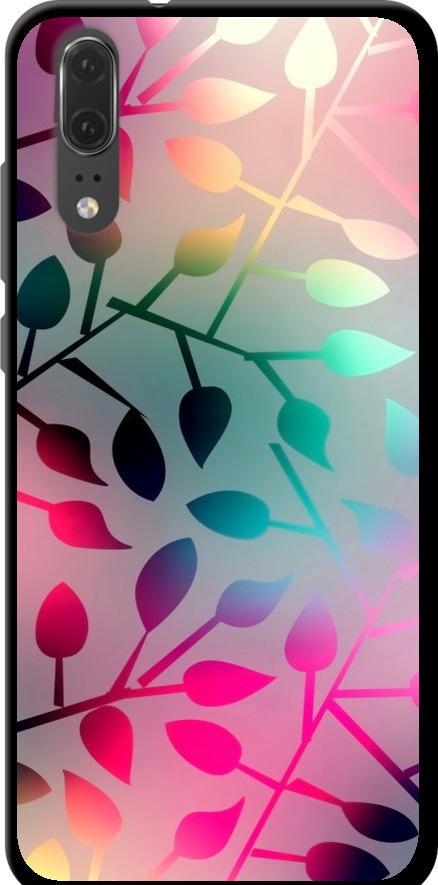 Чехол на Huawei P20 Листья (2235b-1396-42517)