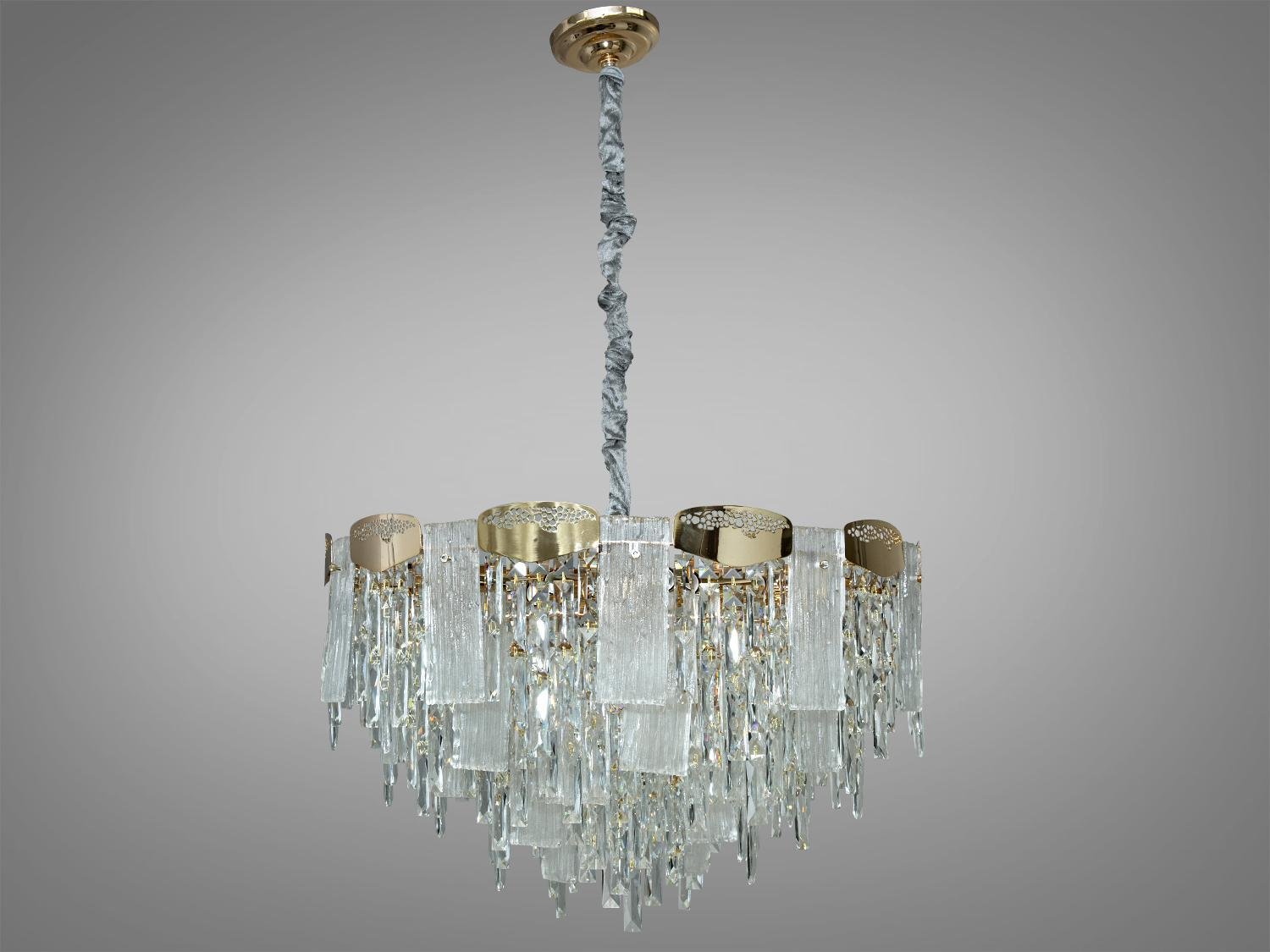 Люстра современная хрустальная Diasha 9156-800G Золотой