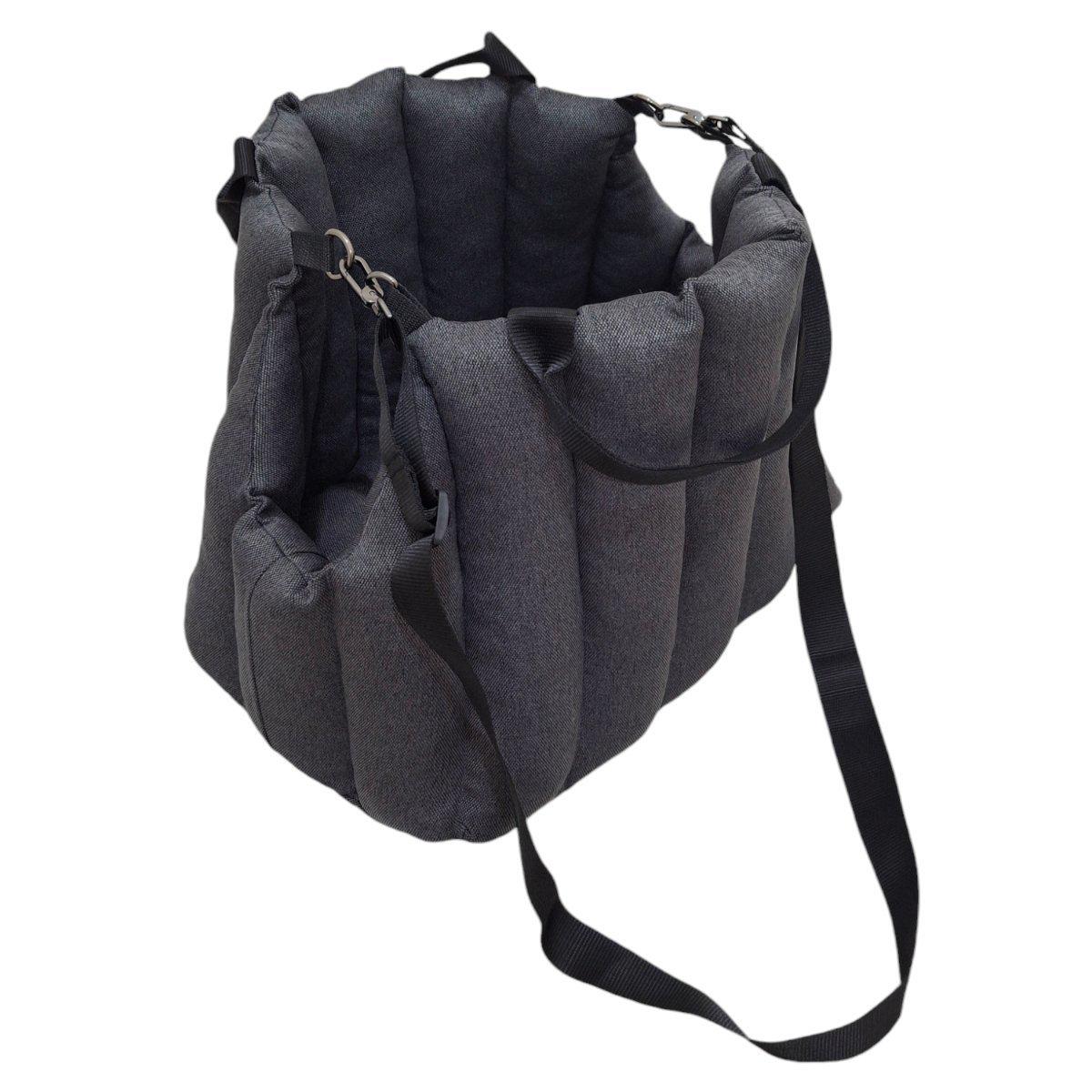 Сумка-переноска для тварин 45х30х37 см Темно-сірий (7657474) - фото 5 Сумка-переноска для тварин 45х30х37 см Темно-сірий (7657474) - фото 5