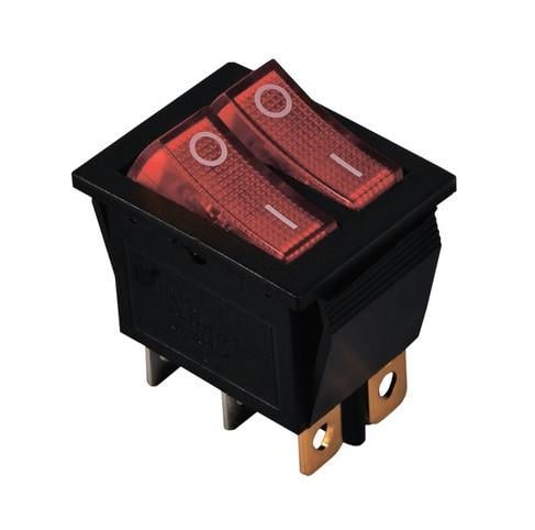 Переключатель TechnoSystems KCD2-2101 R+R/B Red (1554871054)