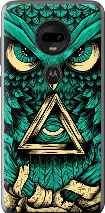 Чехол на Motorola Moto G7 Сова Арт-тату (3971u-1614-42517)