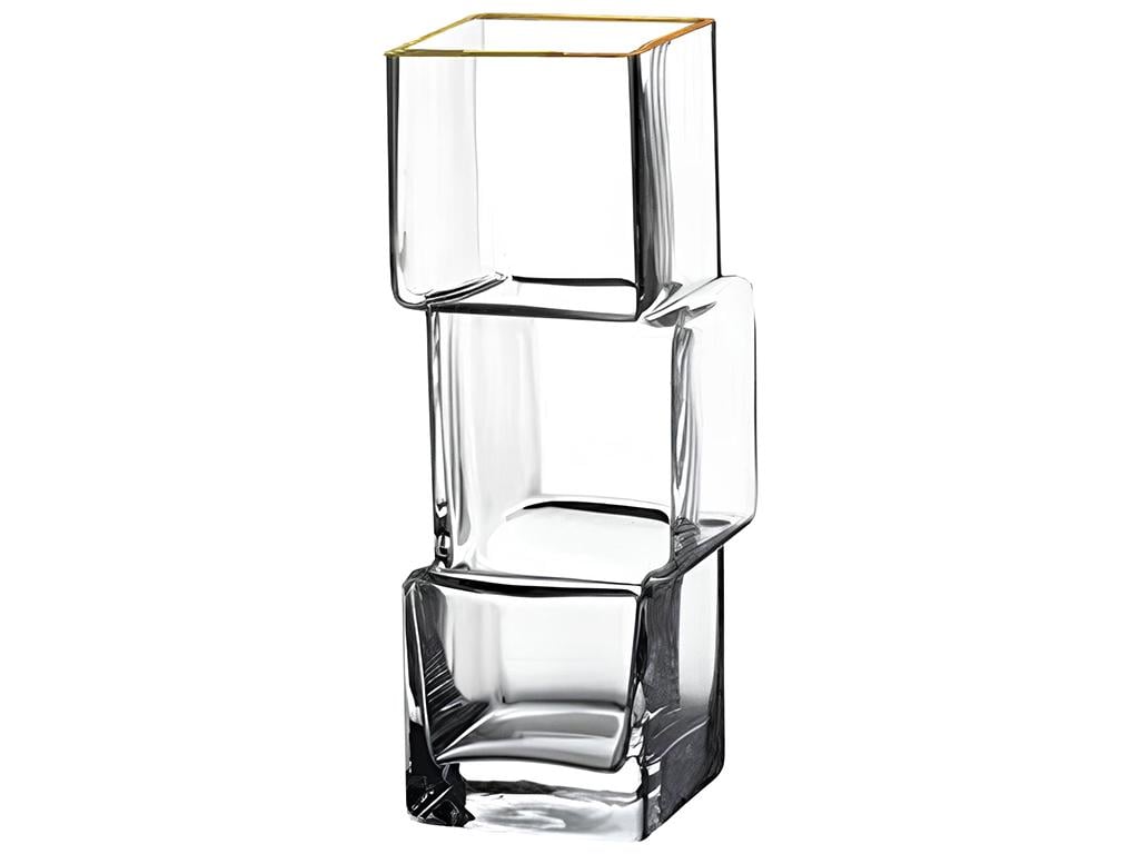 Ваза стеклянная Iceberg 9х27 см (MMS-R95305)