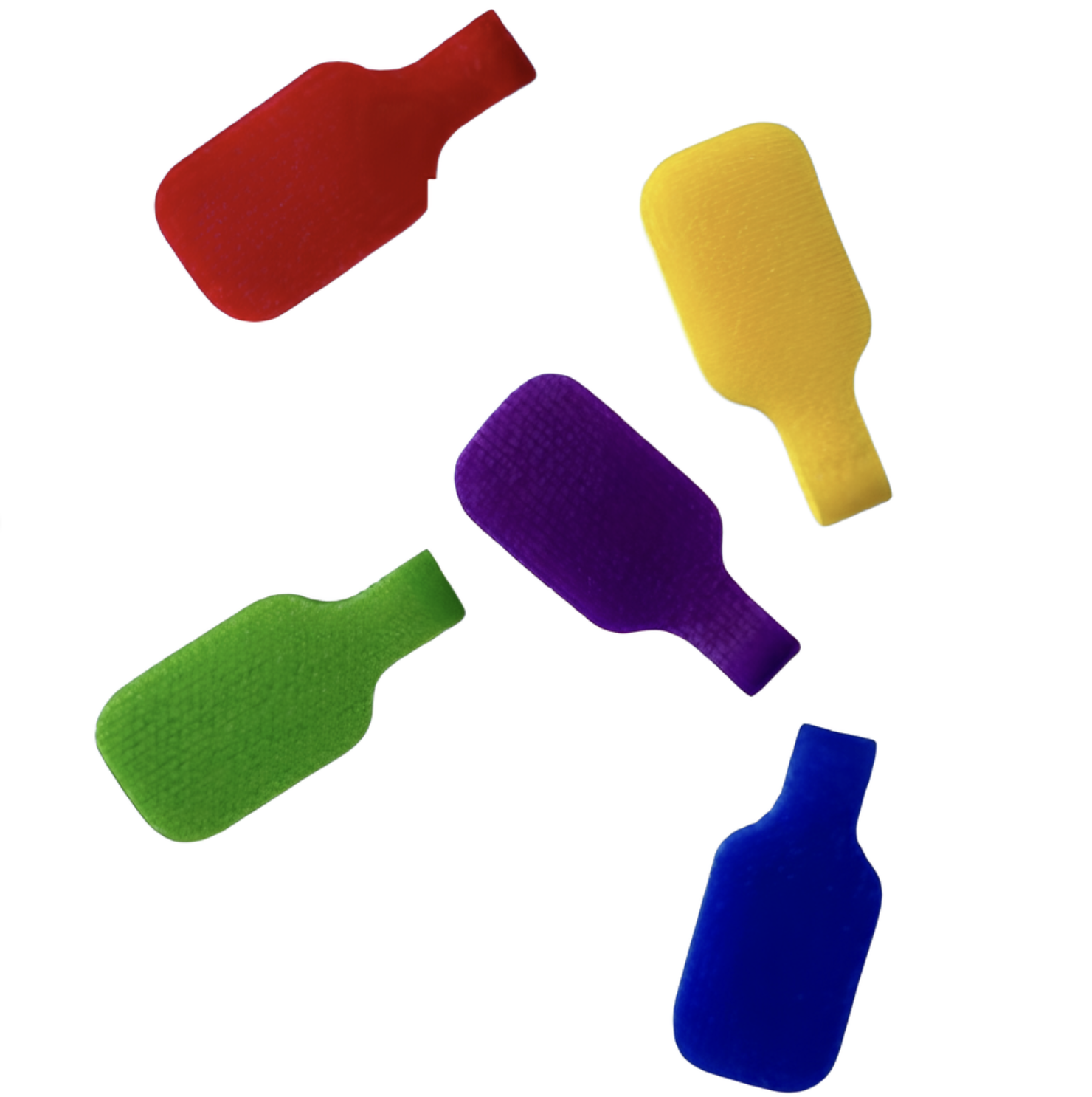 Маркери-стяжки для ідентифікації кабелів на липучці багаторазові 5 шт. Різнокольоровий (571719520)