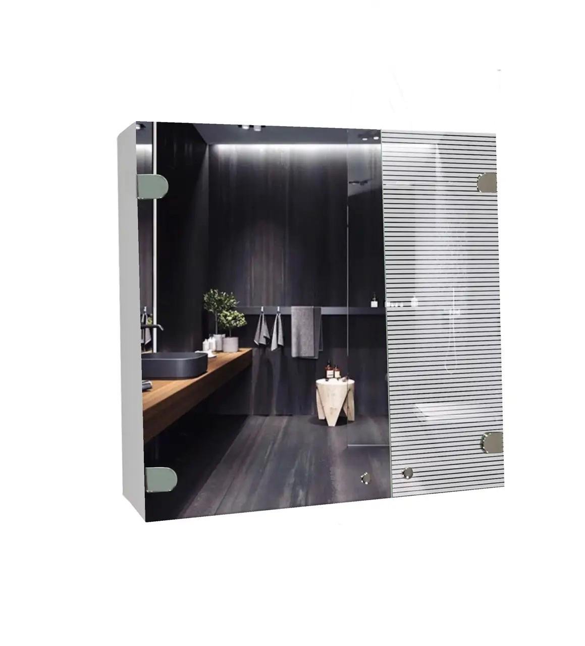 Шкаф зеркальный 530х640х120 мм (ШК842)