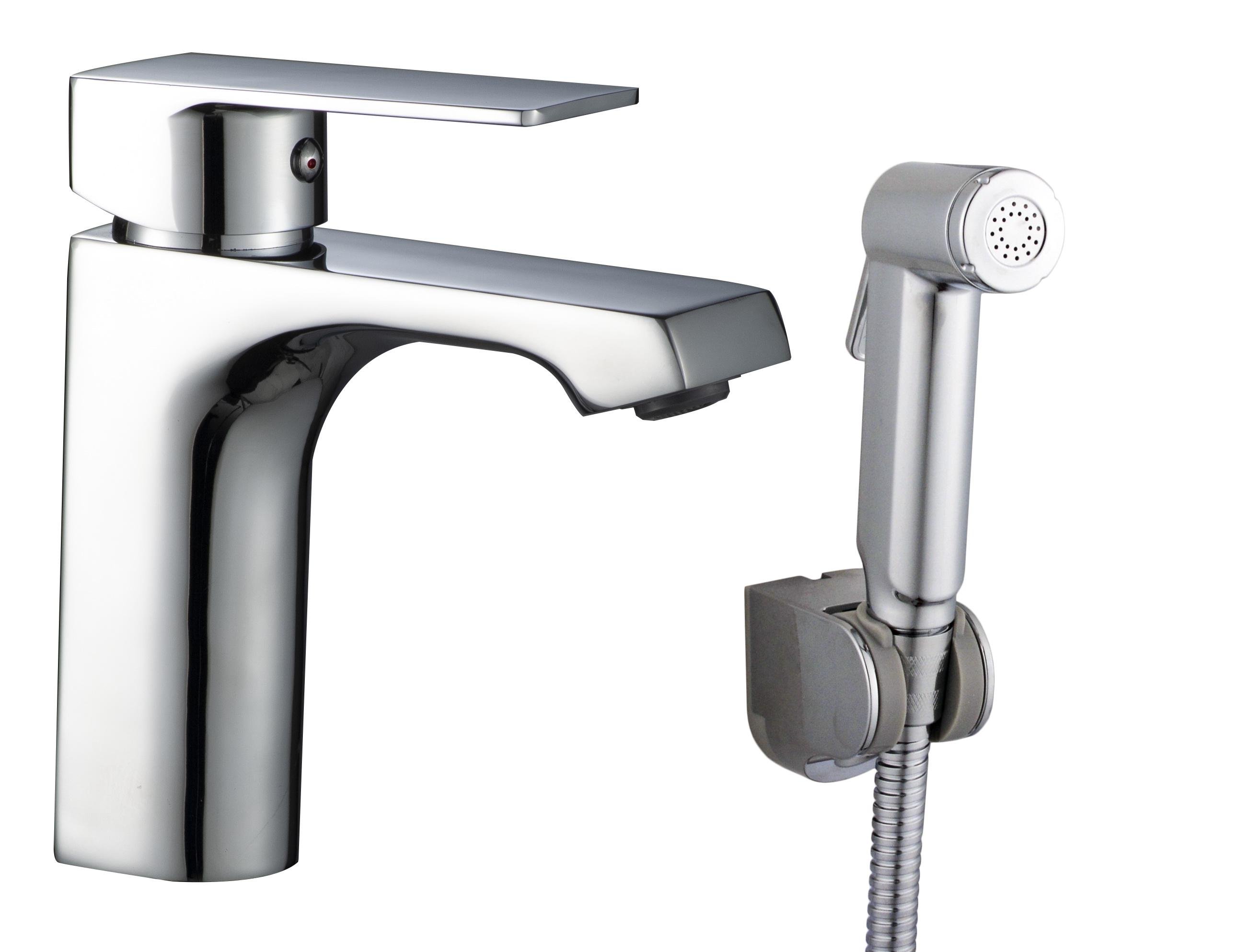 Смеситель для умывальника с лейкой для биде DOMINO Dionis DDD-222 Хром (27292) - фото 3