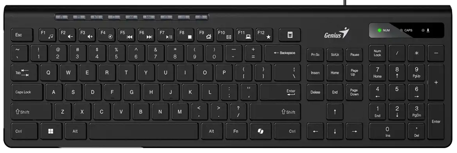 Клавиатура Genius SlimStar 230II Черный (UG-31310048406)