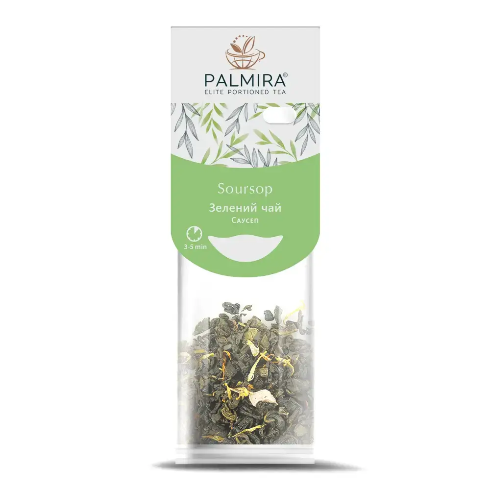 Чай зеленый Palmira с саусепом на чашку 10 шт. (pal1010) Чай зеленый Palmira с саусепом на чашку 10 шт. (pal1010)