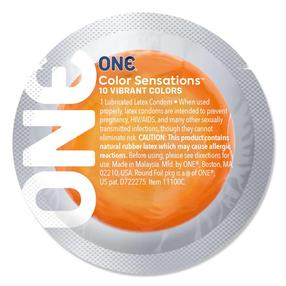 Презервативы ONE Color Sensations Цветные (UCIU000030)