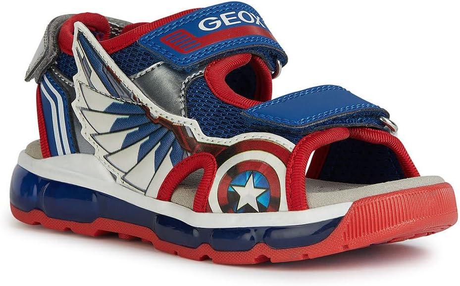 Босоножки с огоньками Geox J Android р. 35 Blue Red (31981626)