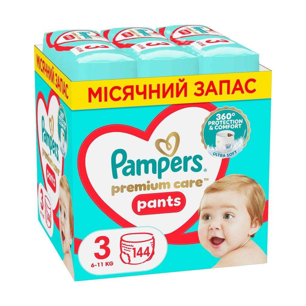 Підгузки-трусики дитячі Pampers Premium Care Pants Midi р. 3 6-11 кг 144 шт. (PD262553)