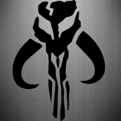 Наклейка Mandalorian emblem 34,3x45 см (24977724)