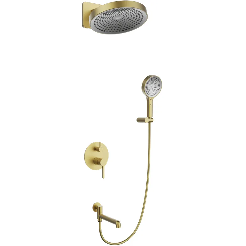 Душевая система встроенная KOER KB-66029-12 3 функции Матовое золото (KR5957) Душевая система встроенная KOER KB-66029-12 3 функции Матовое золото (KR5957)