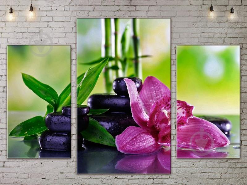 Модульная картина ArtStar цветы ADFL0107 размер 120 х 180 см