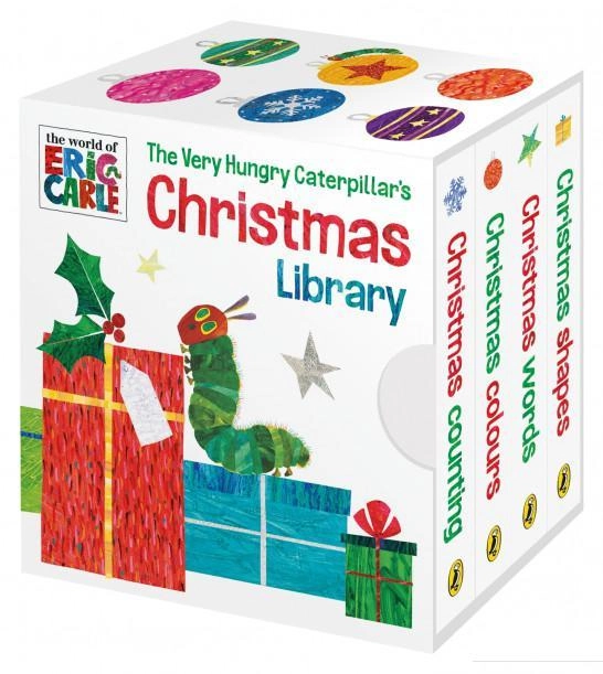 Книги "The Very Hungry Caterpillar’s Christmas Library" Eric Carle (ISBN:9780241367056)