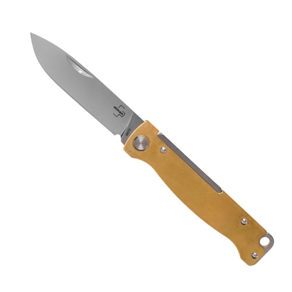 Туристический нож охотничий Boker Plus Arlas Brass 7 см (01BO853)
