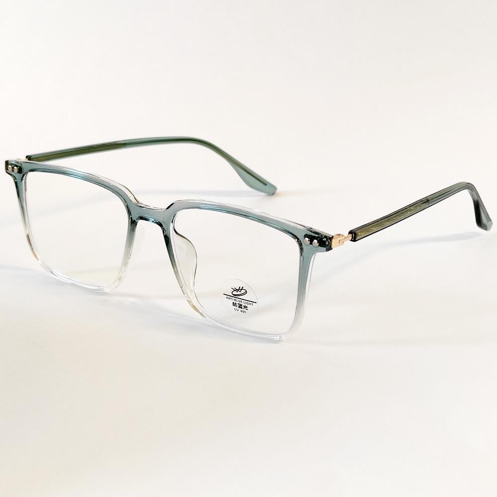 Очки компьютерные Blue Blocker оправа TR Серо-бирюзовый (8881 NN)