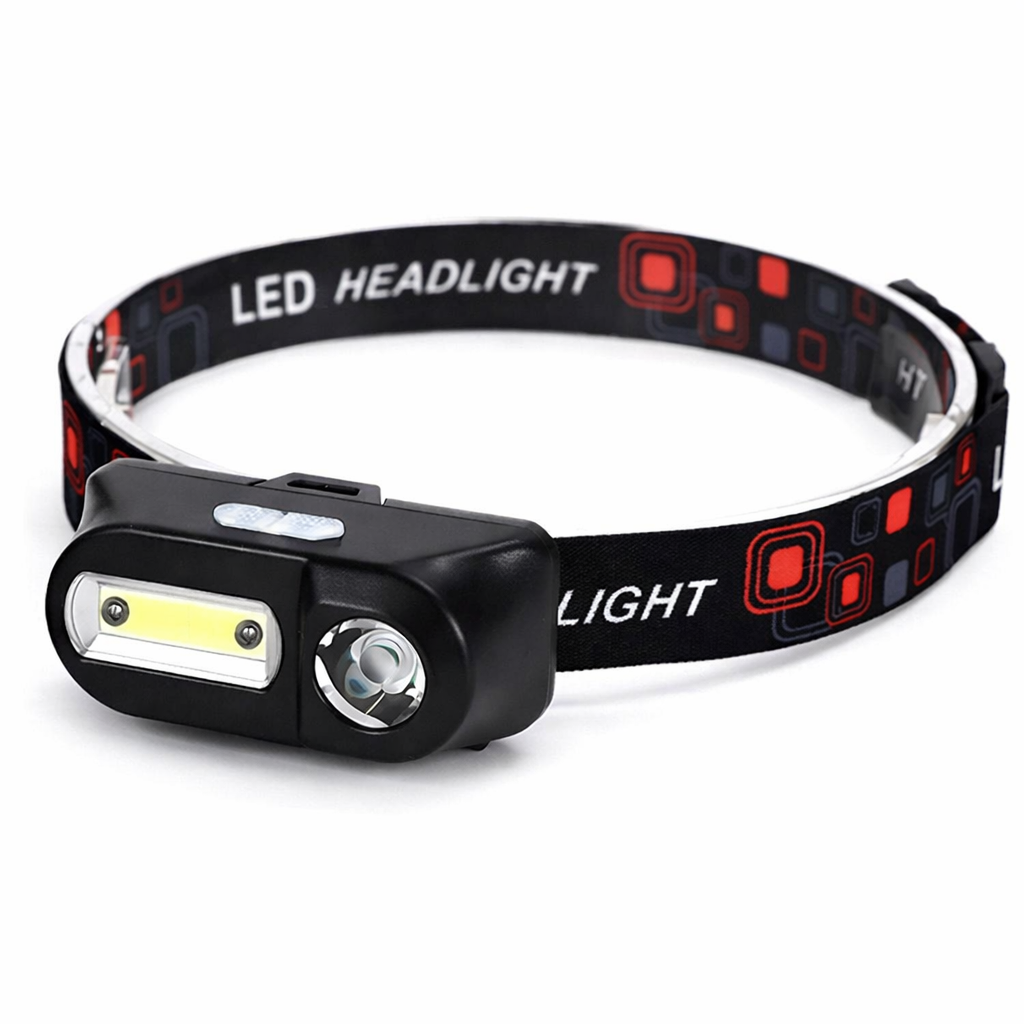 Фонарь налобный аккумуляторный 1804 XPE COB 18650 micro USB 3 режима (31825989) Фонарь налобный аккумуляторный 1804 XPE COB 18650 micro USB 3 режима (31825989)