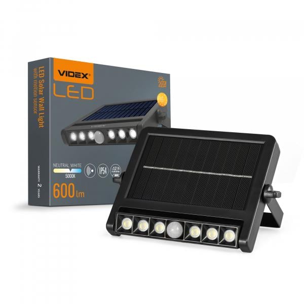 Світильник настінний автономний IP54 Videx 600Lm 5000K LED сенсорний (29013148) Світильник настінний автономний IP54 Videx 600Lm 5000K LED сенсорний (29013148)