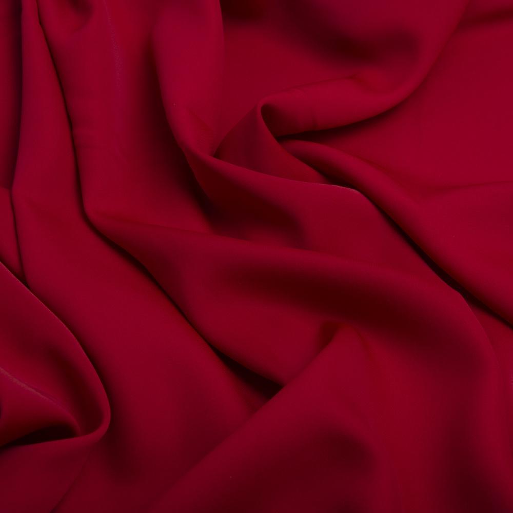 Тканина плательна Wave crep гранат