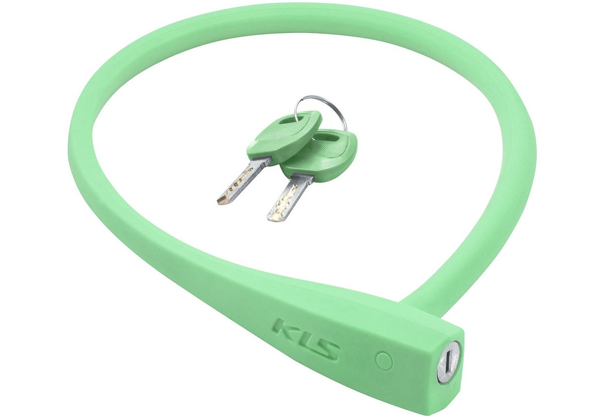 Велозамок KLS Sunny 4,5х600 мм Green (8585019378040)