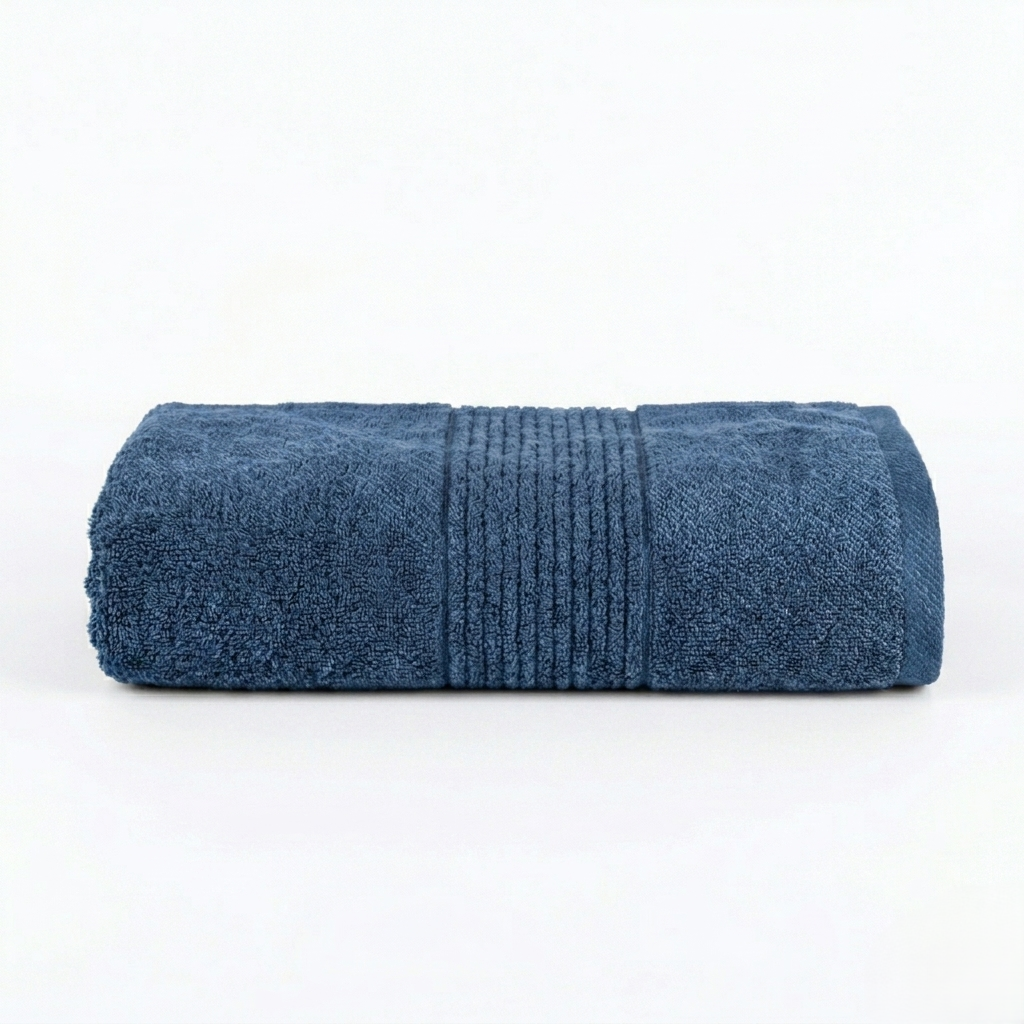 Полотенце махровое Aisha Stripy 50х90 см 550 г/м2 Джинсовый (35833495)