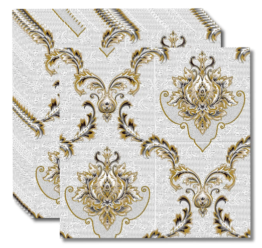 3D-панель декоративний вінтаж самоклеюча 700x700x3 мм Білий