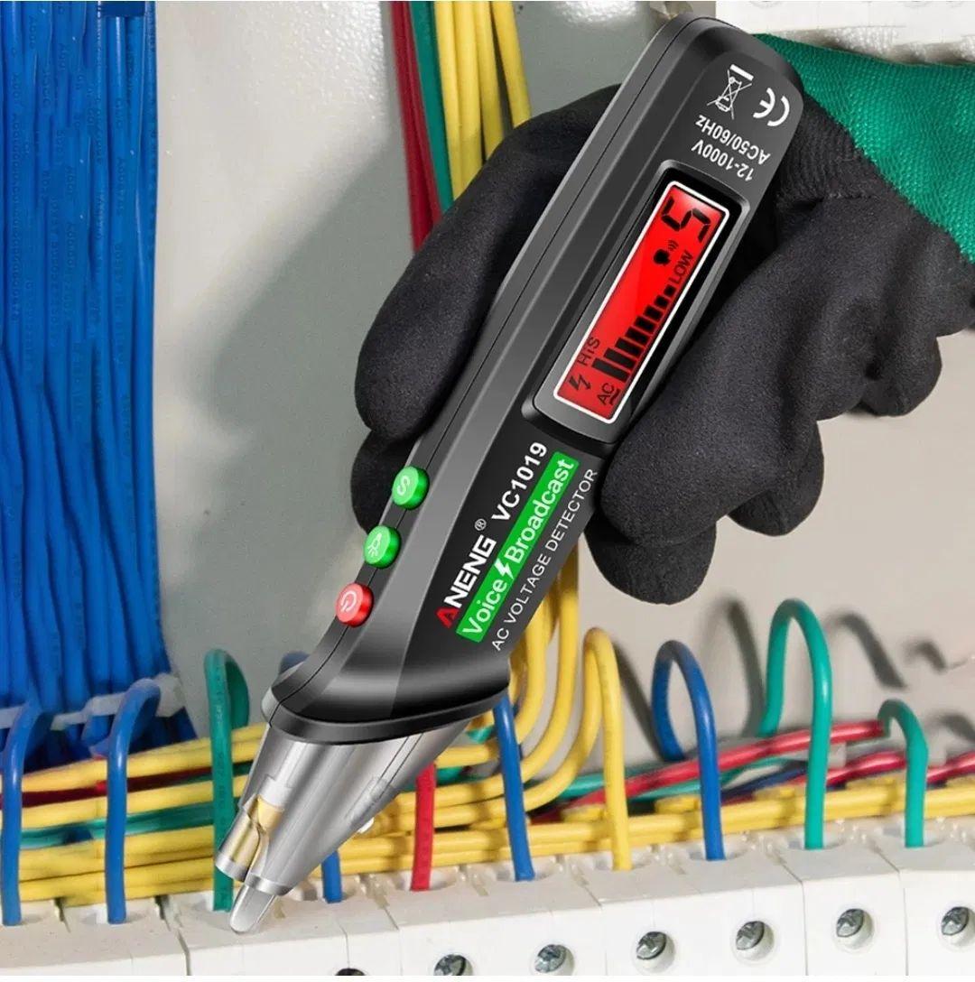 Тестер напряжения бесконтактный ANENG VC1019 лазер/фонарик 5 режимов чувствительности (2377294081) - фото 8 Тестер напряжения бесконтактный ANENG VC1019 лазер/фонарик 5 режимов чувствительности (2377294081) - фото 8