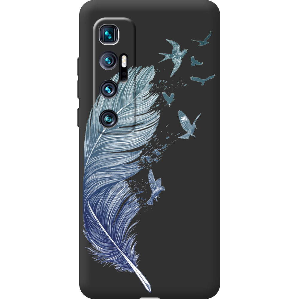 Чехол BoxFace Xiaomi Mi 10 Ultra Feather Черный силикон (44423-cc38-44450)