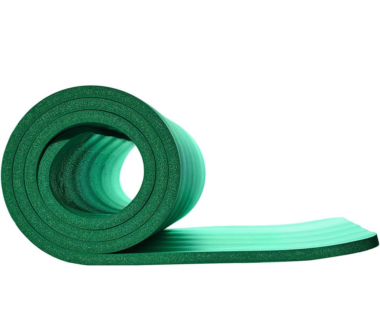 Килимок для йоги та фітнесу PowerPlay 4151 NBR Performance Mat 183x61x1,5 мм Зелений (A-011858) - фото 5 Килимок для йоги та фітнесу PowerPlay 4151 NBR Performance Mat 183x61x1,5 мм Зелений (A-011858) - фото 5