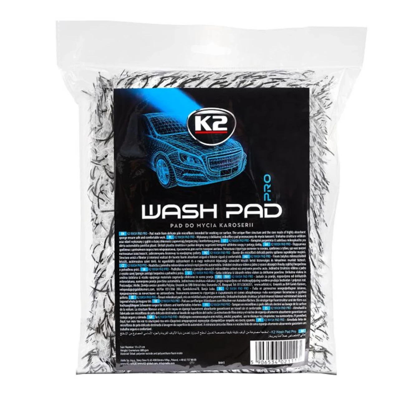 Губка з мікрофіброю для ручного миття K2 Wash Pad PRO (K20700) - фото 5