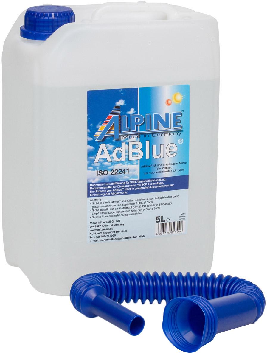 Раствор мочевины ALPINE AdBlue ISO 22241 5 л (9004-5)