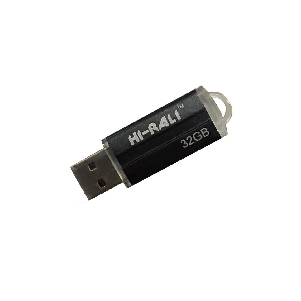 Флеш-накопичувач USB 2,0 Hi-Rali 32Gb Чорний (HI-32GB3CORSL)