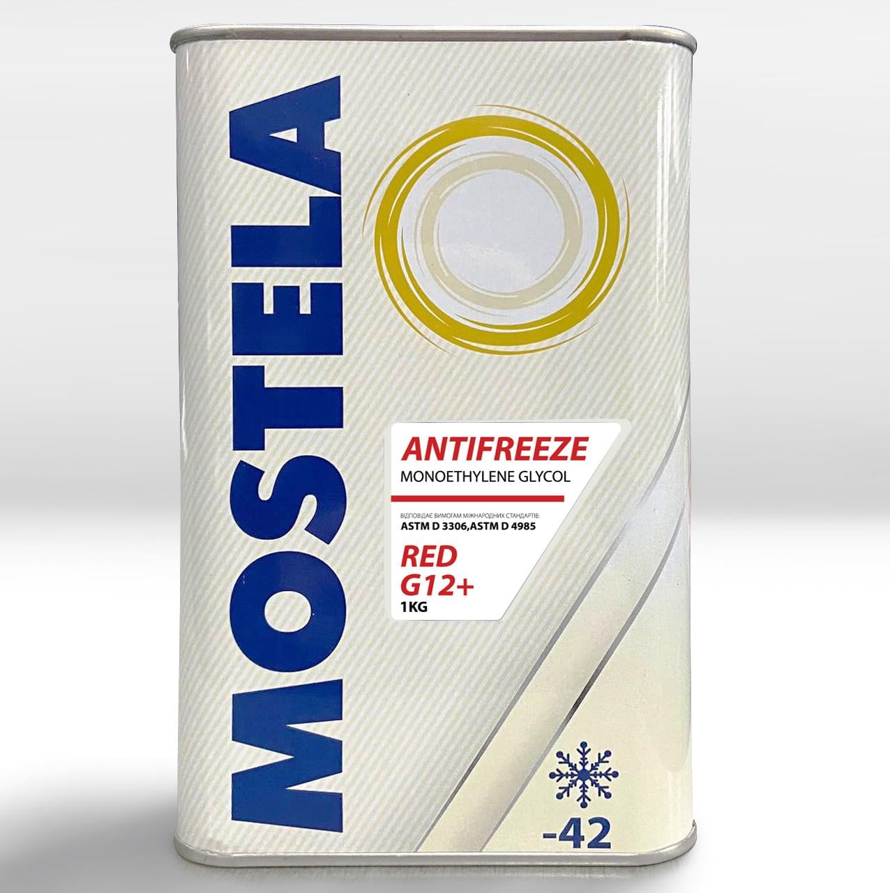 Антифриз Mostela G12 1 л Red (29505703)