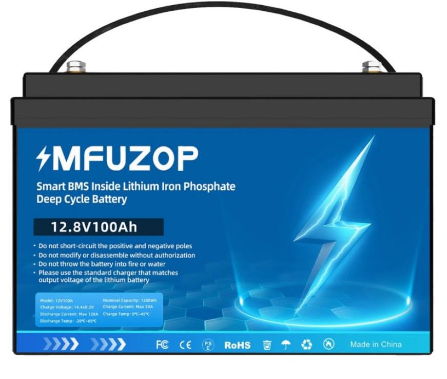 ᐉ Комплект инвертор Must PV18-1012 и аккумулятор MFUZOP 100 Ah