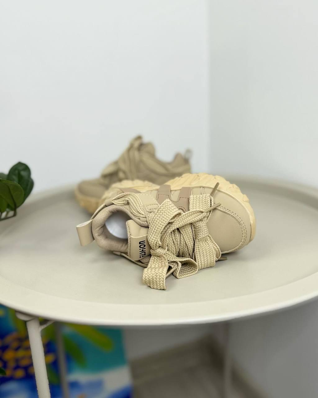 Кроссовки детские р. 28 Бежевый (1243) - фото 2