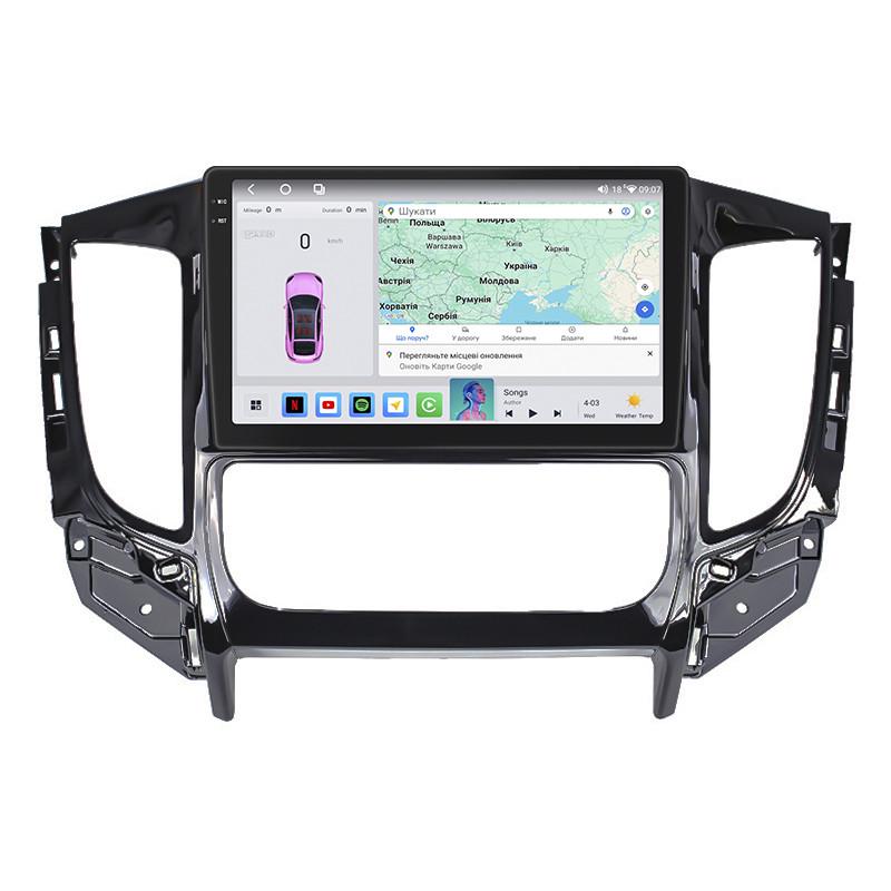 Автомагнітола Lesko для Mitsubishi L200 V 2015 9" 4/64 QLED CarPlay 4G Wi-Fi GPS 360 Автомагнітола Lesko для Mitsubishi L200 V 2015 9" 4/64 QLED CarPlay 4G Wi-Fi GPS 360