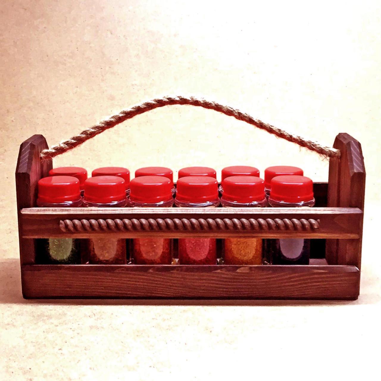 Органайзер для специй из дерева Баффало 12 Савоярди (СПЦ-120615)