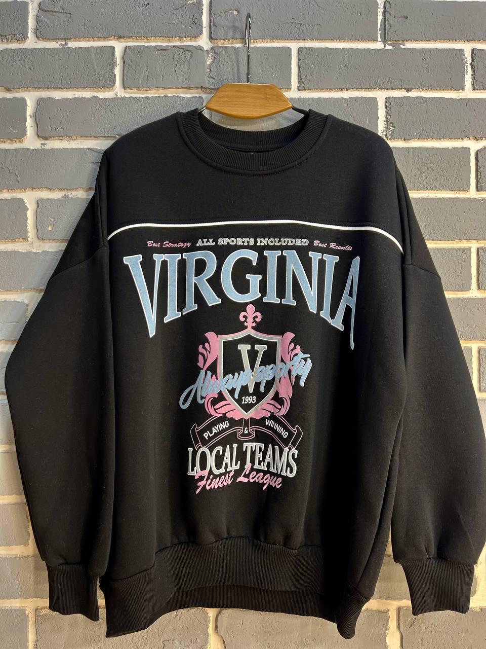 Свитшот женский OLIVIA 2468 VIRGINIA утепленный на флисе OS Черный (1107) - фото 7 Свитшот женский OLIVIA 2468 VIRGINIA утепленный на флисе OS Черный (1107) - фото 7