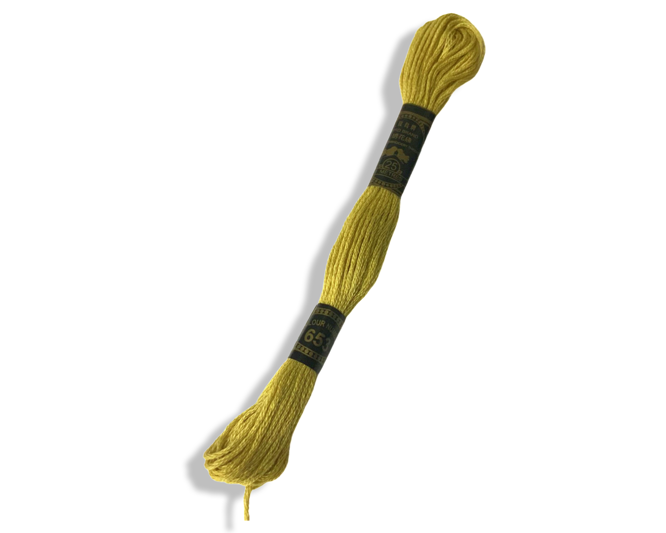 Нитка мулине однотонная 8 м (653)