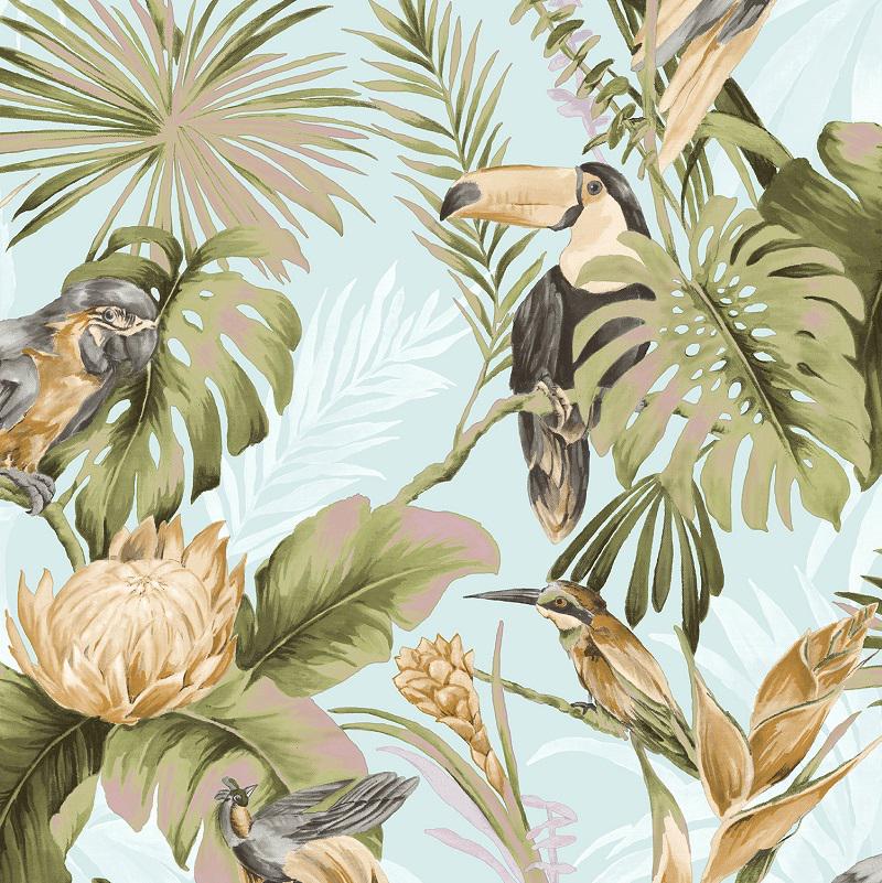 Виниловые обои Parato 0,53x10,05 м Зеленый (1031008)