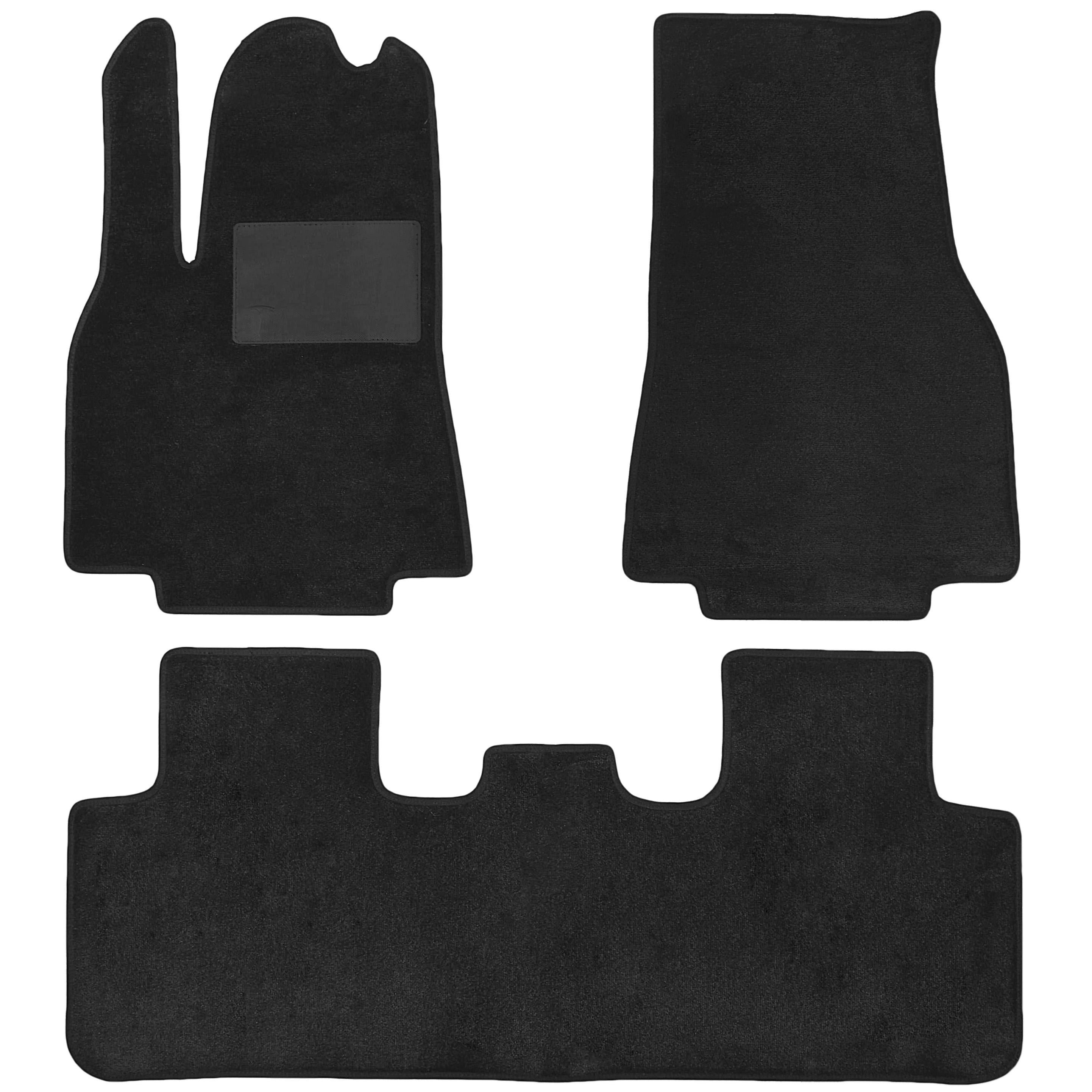 Коврики в салон Optimal для Tesla Model Y '20- текстильные Черный