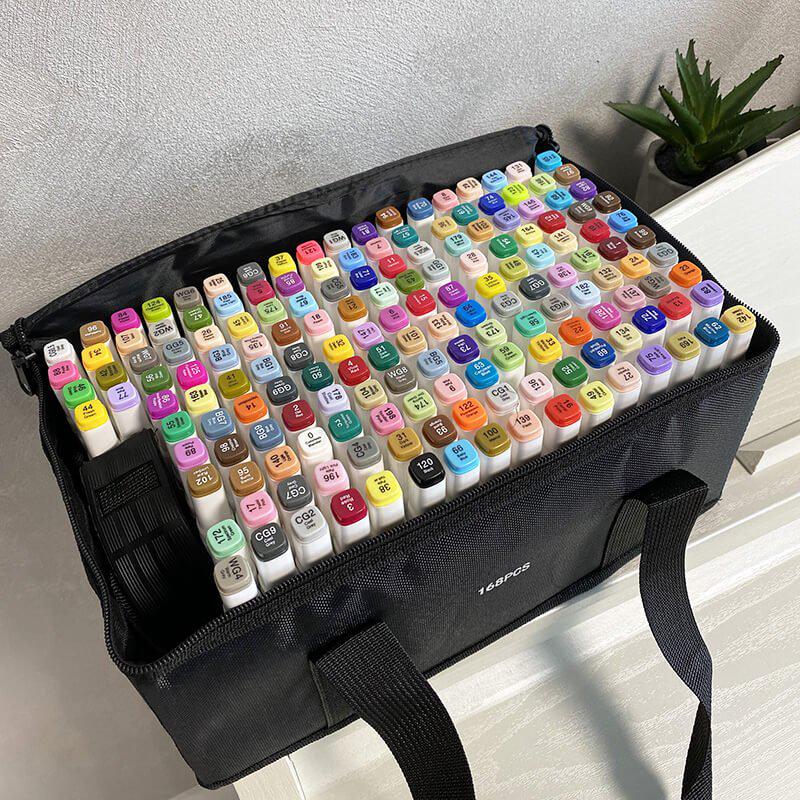 Набор Скетч маркеров Touch Kikyou двухсторонние 168 шт - фото 2