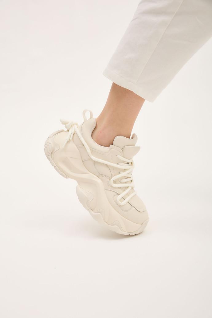 Кроссовки женские демисезонные LONZA р. 36 Бежевый (186749) - фото 4 Кроссовки женские демисезонные LONZA р. 36 Бежевый (186749) - фото 4