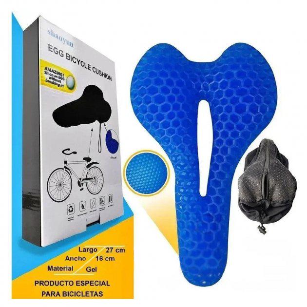 Подушка для сидения велосипеда ортопедическая гелевая (3c91cf41) - фото 3 Подушка для сидения велосипеда ортопедическая гелевая (3c91cf41) - фото 3