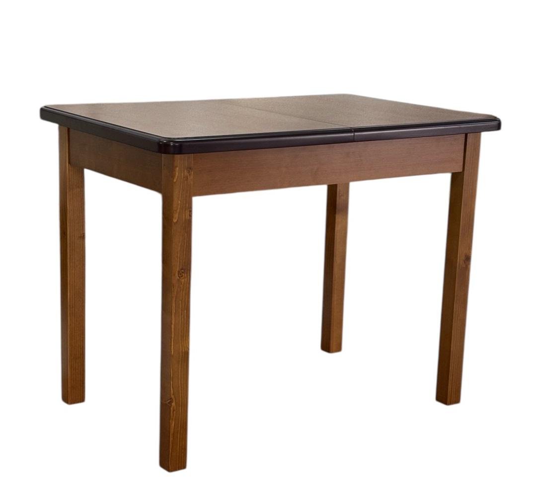 Стіл кухонний розкладний Скіф СТ-76 прямокутний 100х65 см Тікове дерево (27101950) - фото 3