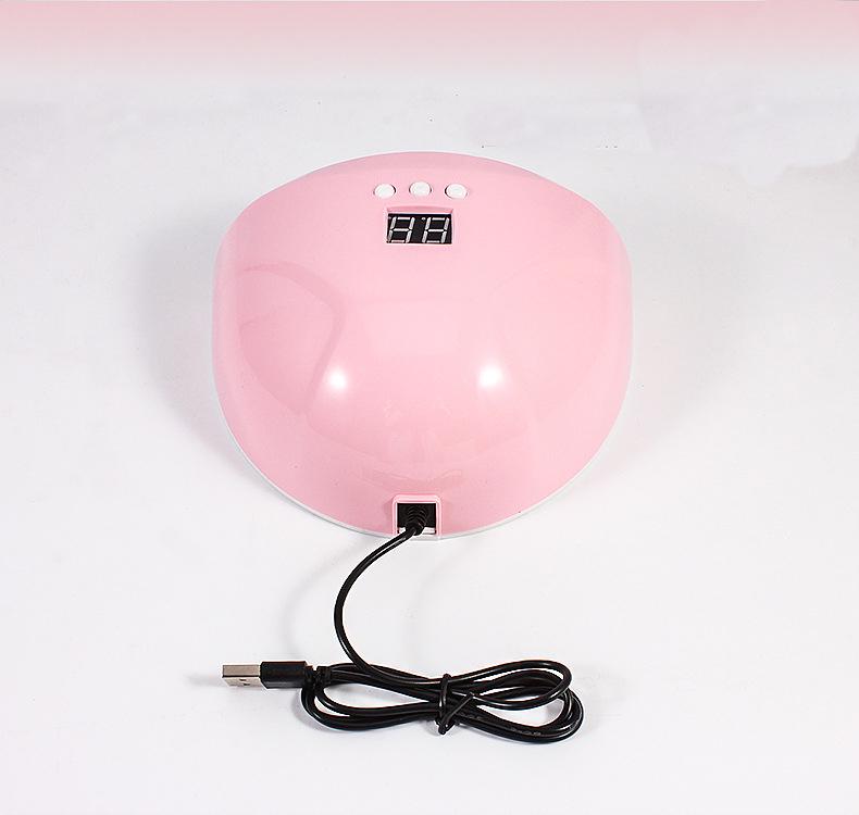 Лампа для сушки нігтей Beauty Nail Lamp 258FD компактна з UV світом для полімерізації гель-лака 36w (418db227) - фото 6