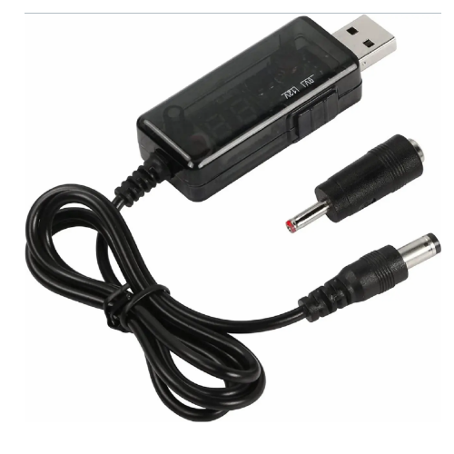 Кабель USB-DC для роутера 9V/12V с переключателем - фото 2