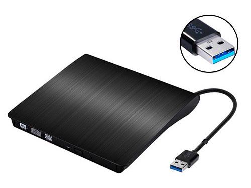 Внешний привод USB 3.0 DVD-RW CD-RW Plug and Play (ECD819-SU3) - фото 2