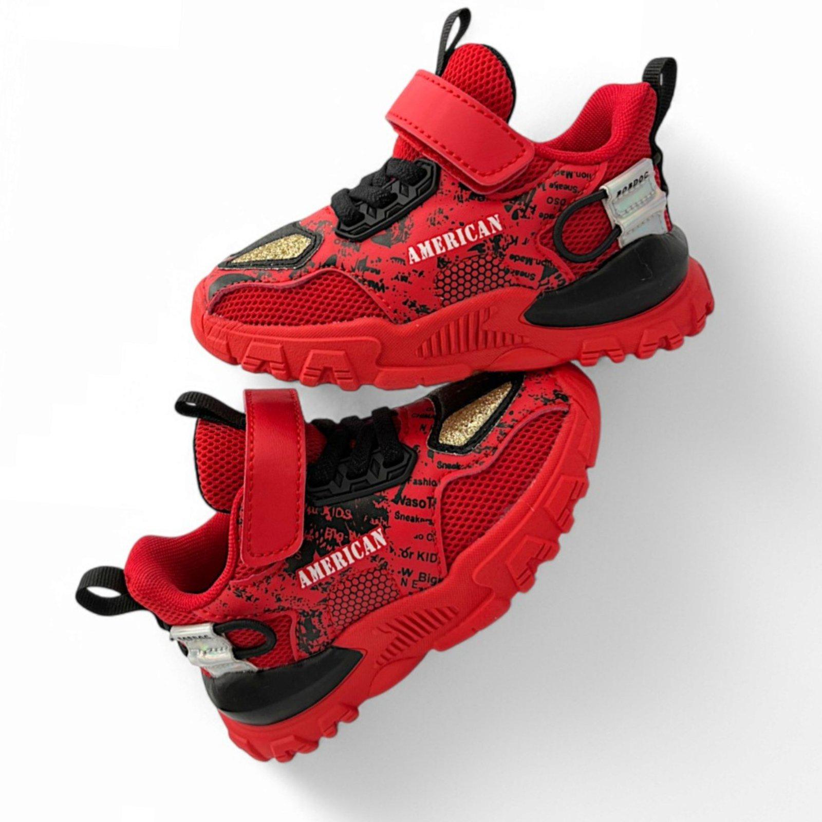 Кросівки дитячі для хлопчика American Club р. 26 Червоний (VM897s) - фото 4 Кросівки дитячі для хлопчика American Club р. 26 Червоний (VM897s) - фото 4